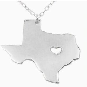 I❤️ Texas Stainless Steel Necklace in Silver